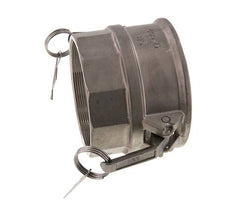 Camlock DN 90 (4'') Stainless Steel Coupling Rp 4'' Female Thread Type D MIL-C-27487