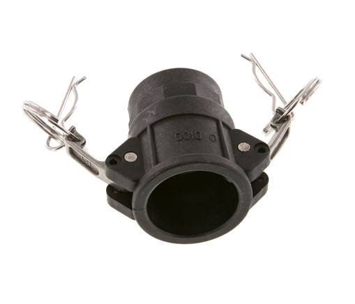 Camlock DN 25 (1'') Polypropylene Coupling Rp 1'' Female Thread Type D MIL-C-27487