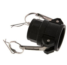 Camlock DN 32 (1 1/4'') Polypropylene Coupling Rp 1 1/4'' Female Thread Type D MIL-C-27487