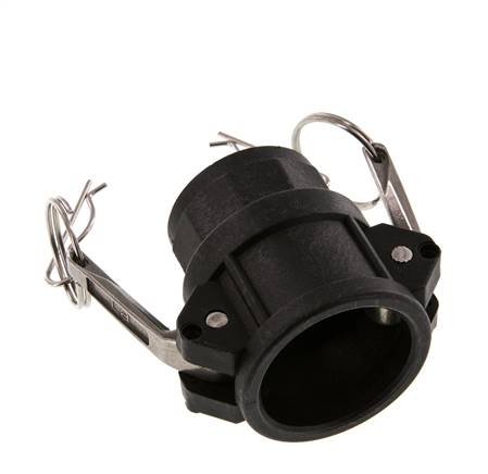 Camlock DN 32 (1 1/4'') Polypropylene Coupling Rp 1 1/4'' Female Thread Type D MIL-C-27487