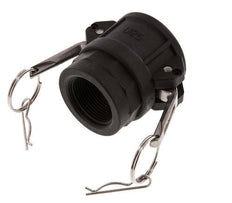 Camlock DN 40 (1 1/2'') Polypropylene Coupling Rp 1 1/4'' Female Thread Type D MIL-C-27487