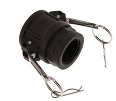 Camlock DN 40 (1 1/2'') Polypropylene Coupling Rp 1 1/4'' Female Thread Type D MIL-C-27487