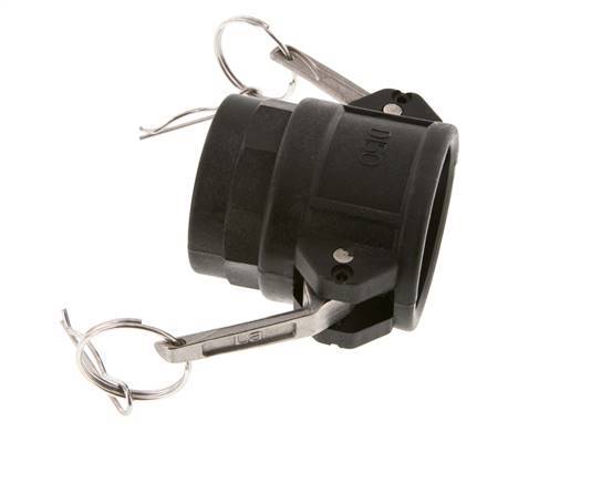 Camlock DN 40 (1 1/2'') Polypropylene Coupling Rp 1 1/2'' Female Thread Type D MIL-C-27487