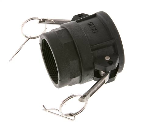 Camlock DN 50 (2'') Polypropylene Coupling Rp 2'' Female Thread Type D MIL-C-27487