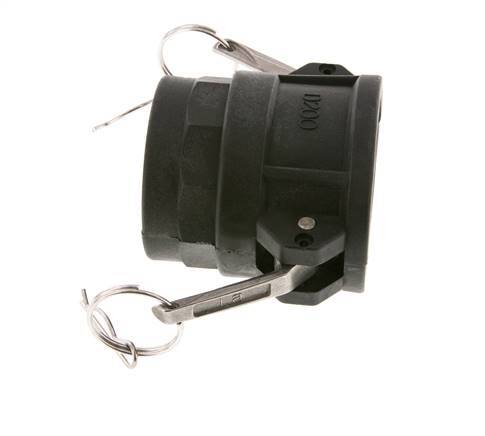 Camlock DN 50 (2'') Polypropylene Coupling Rp 2'' Female Thread Type D MIL-C-27487