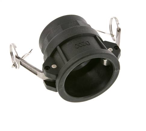 Camlock DN 50 (2'') Polypropylene Coupling Rp 2'' Female Thread Type D MIL-C-27487