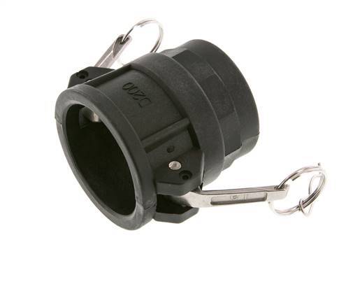 Camlock DN 50 (2'') Polypropylene Coupling Rp 2'' Female Thread Type D MIL-C-27487