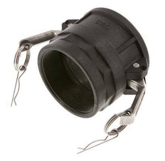 Camlock DN 75 (3'') Polypropylene Coupling Rp 3'' Female Thread Type D MIL-C-27487