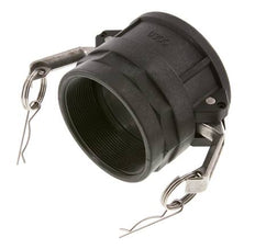 Camlock DN 75 (3'') Polypropylene Coupling Rp 3'' Female Thread Type D MIL-C-27487