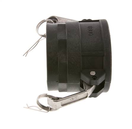 Camlock DN 75 (3'') Polypropylene Coupling Rp 3'' Female Thread Type D MIL-C-27487