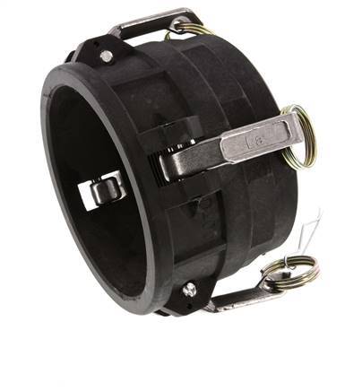 Camlock DN 90 (4'') Polypropylene Coupling Rp 4'' Female Thread Type D MIL-C-27487