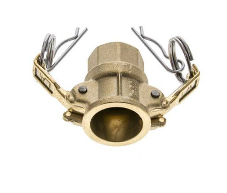 Camlock DN 15 (1/2'') Brass Coupling Rp 1/2'' Female Thread Type D MIL-C-27487