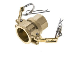 Camlock DN 15 (1/2'') Brass Coupling Rp 1/2'' Female Thread Type D MIL-C-27487