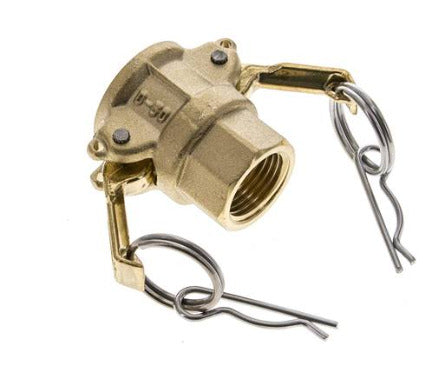 Camlock DN 15 (1/2'') Brass Coupling Rp 1/2'' Female Thread Type D MIL-C-27487