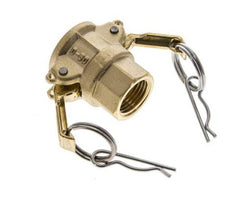 Camlock DN 15 (1/2'') Brass Coupling Rp 1/2'' Female Thread Type D MIL-C-27487
