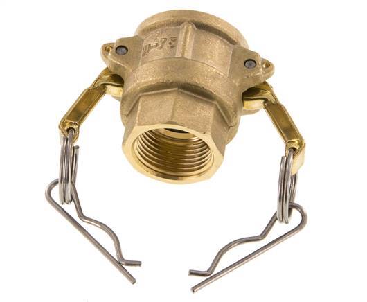 Camlock DN 20 (3/4'') Brass Coupling Rp 3/4'' Female Thread Type D MIL-C-27487