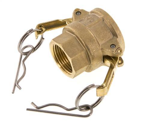 Camlock DN 20 (3/4'') Brass Coupling Rp 3/4'' Female Thread Type D MIL-C-27487