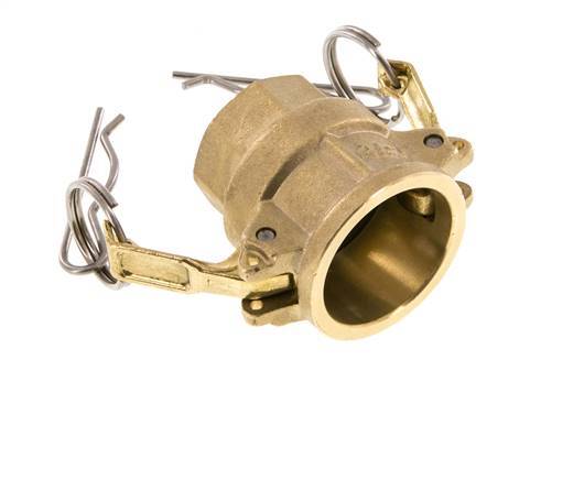 Camlock DN 20 (3/4'') Brass Coupling Rp 3/4'' Female Thread Type D MIL-C-27487