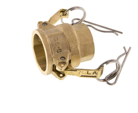 Camlock DN 20 (3/4'') Brass Coupling Rp 3/4'' Female Thread Type D MIL-C-27487
