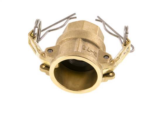 Camlock DN 20 (3/4'') Brass Coupling Rp 3/4'' Female Thread Type D MIL-C-27487