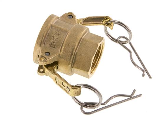Camlock DN 20 (3/4'') Brass Coupling Rp 3/4'' Female Thread Type D MIL-C-27487