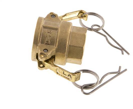 Camlock DN 20 (3/4'') Brass Coupling Rp 3/4'' Female Thread Type D MIL-C-27487