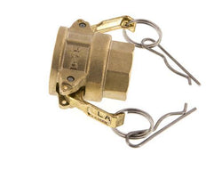 Camlock DN 20 (3/4'') Brass Coupling Rp 3/4'' Female Thread Type D MIL-C-27487