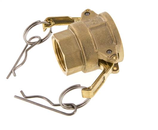 Camlock DN 20 (3/4'') Brass Coupling Rp 3/4'' Female Thread Type D MIL-C-27487
