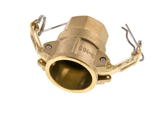Camlock DN 25 (1'') Brass Coupling Rp 1'' Female Thread Type D MIL-C-27487