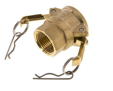 Camlock DN 25 (1'') Brass Coupling Rp 1'' Female Thread Type D MIL-C-27487