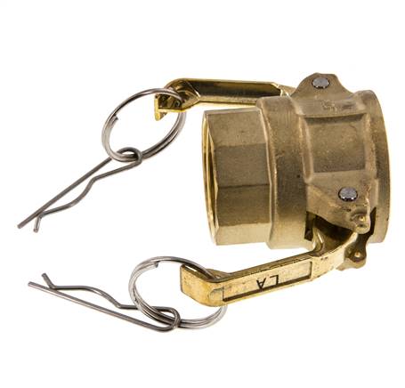 Camlock DN 32 (1 1/4'') Brass Coupling Rp 1 1/4'' Female Thread Type D MIL-C-27487