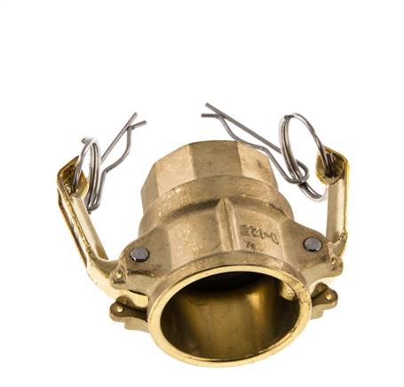 Camlock DN 32 (1 1/4'') Brass Coupling Rp 1 1/4'' Female Thread Type D MIL-C-27487
