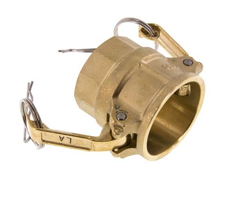 Camlock DN 40 (1 1/2'') Brass Coupling Rp 1 1/2'' Female Thread Type D MIL-C-27487