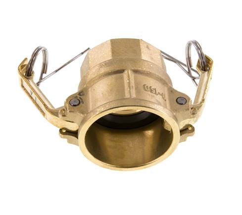 Camlock DN 40 (1 1/2'') Brass Coupling Rp 1 1/2'' Female Thread Type D MIL-C-27487