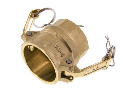 Camlock DN 40 (1 1/2'') Brass Coupling Rp 1 1/2'' Female Thread Type D MIL-C-27487