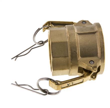 Camlock DN 50 (2'') Brass Coupling Rp 2'' Female Thread Type D MIL-C-27487