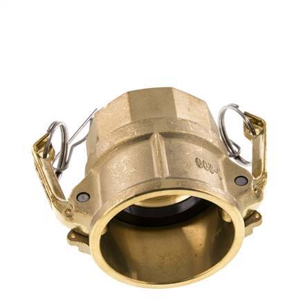 Camlock DN 50 (2'') Brass Coupling Rp 2'' Female Thread Type D MIL-C-27487
