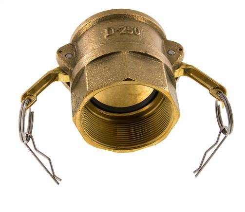 Camlock DN 60 (2 1/2'') Brass Coupling Rp 2 1/2'' Female Thread Type D MIL-C-27487