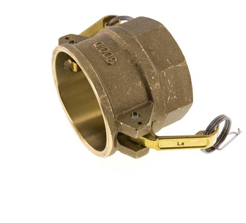 Camlock DN 75 (3'') Brass Coupling Rp 3'' Female Thread Type D MIL-C-27487