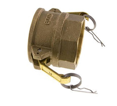 Camlock DN 75 (3'') Brass Coupling Rp 3'' Female Thread Type D MIL-C-27487