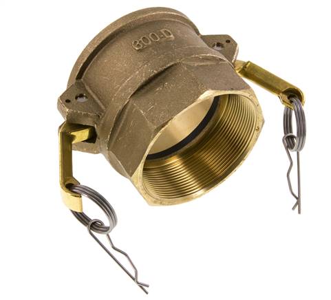 Camlock DN 75 (3'') Brass Coupling Rp 3'' Female Thread Type D MIL-C-27487