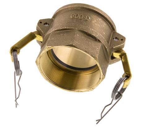 Camlock DN 75 (3'') Brass Coupling Rp 3'' Female Thread Type D MIL-C-27487