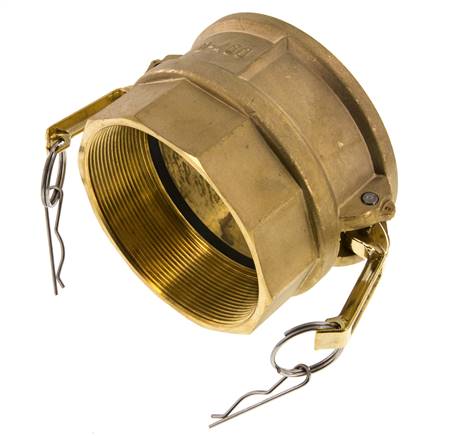 Camlock DN 140 (6'') Brass Coupling Rp 6'' Female Thread Type D MIL-C-27487
