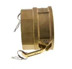 Camlock DN 120 (5'') Brass Coupling Rp 5'' Female Thread Type D MIL-C-27487