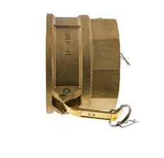 Camlock DN 140 (6'') Brass Coupling Rp 6'' Female Thread Type D MIL-C-27487