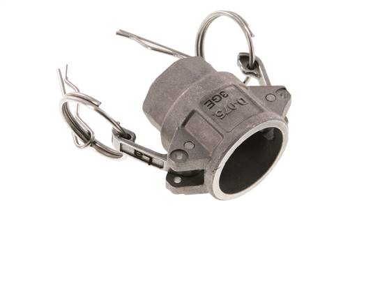 Camlock DN 20 (3/4'') Aluminium Coupling Rp 3/4'' Female Thread Type D MIL-C-27487