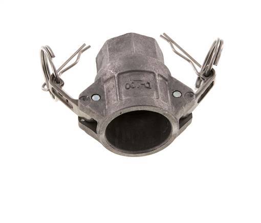 Camlock DN 25 (1'') Aluminium Coupling Rp 1'' Female Thread Type D MIL-C-27487