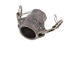 Camlock DN 25 (1'') Aluminium Coupling Rp 1'' Female Thread Type D MIL-C-27487