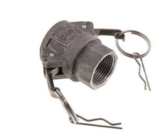 Camlock DN 25 (1'') Aluminium Coupling Rp 1'' Female Thread Type D MIL-C-27487