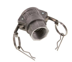 Camlock DN 25 (1'') Aluminium Coupling Rp 1'' Female Thread Type D MIL-C-27487